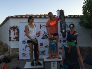 Women podium Salzadella 2015
